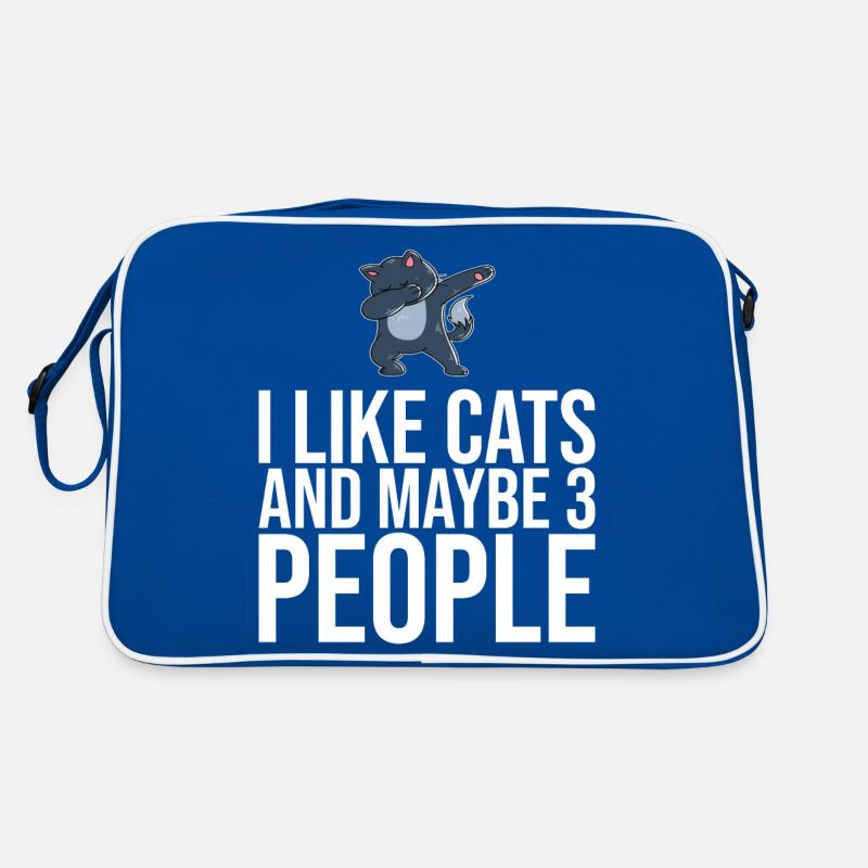 Dabbing Cat Funny Cat Sac Retro