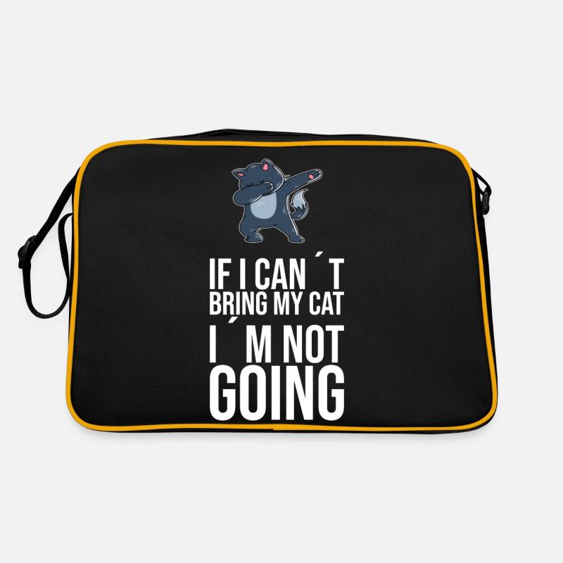 Dabbing Katze Lustige Katze Retro Tasche