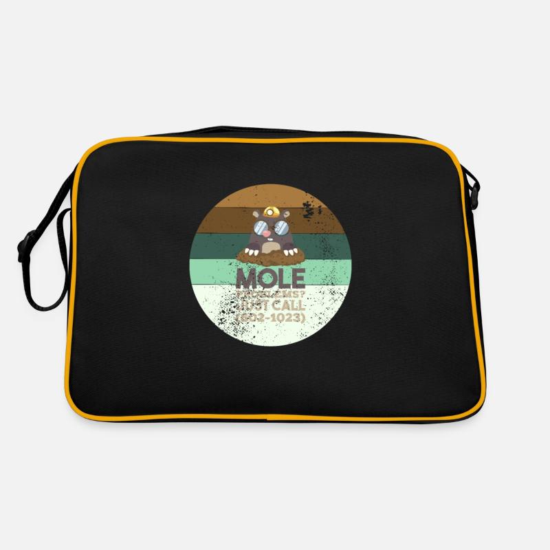 Maulwurf Maulwürfe Chemie Retro Tasche