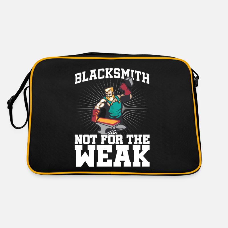 Blacksmith Not For The Weak Metalsmith Design Retro Tasche