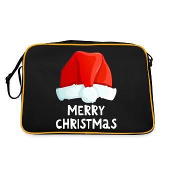 Joyeux Noël Drôle de Chemise de Noël - Sac Retro - noir/or - Dos