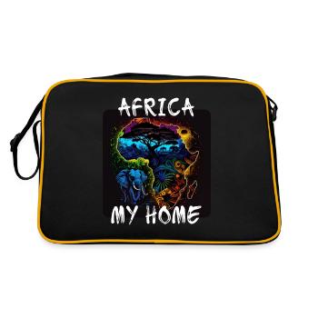 L’Afrique, ma maison 4 - Sac Retro - noir/or - Dos