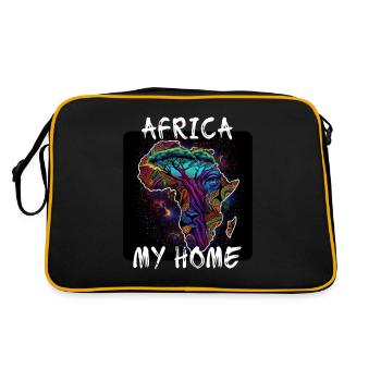 L’Afrique, ma maison 8 - Sac Retro - noir/or - Dos