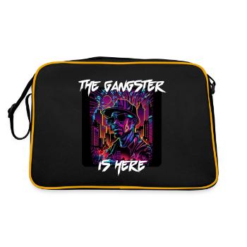Gangsters dans la ville 4 - Sac Retro - noir/or - Dos