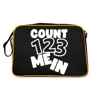 Count Me In 123 - Retro Bag - black/gold - Back