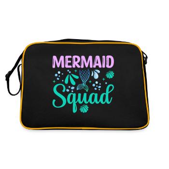Mermaid Squad de The Birthday Mermaid Tail Family - Sac Retro - noir/or - Dos