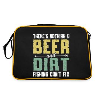Metaldetektor Schatzsucher Schatzsuche - Retro Tasche - Schwarz/Gold - Hinten