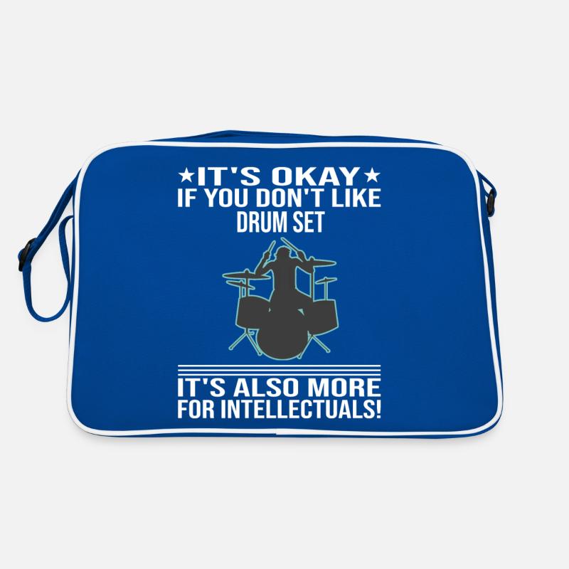 It's Okay If You Don't Like Drum Set Drummer Retro Tasche
