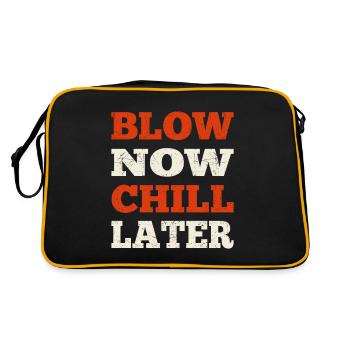 Boxer Quote Kiss My Double Fist Boxing Gloves - Retro Bag - black/gold - Back