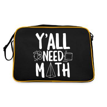 Retour à l’école Vous avez besoin de professeurs de mathématiques Drôles de maths - Sac Retro - noir/or - Dos