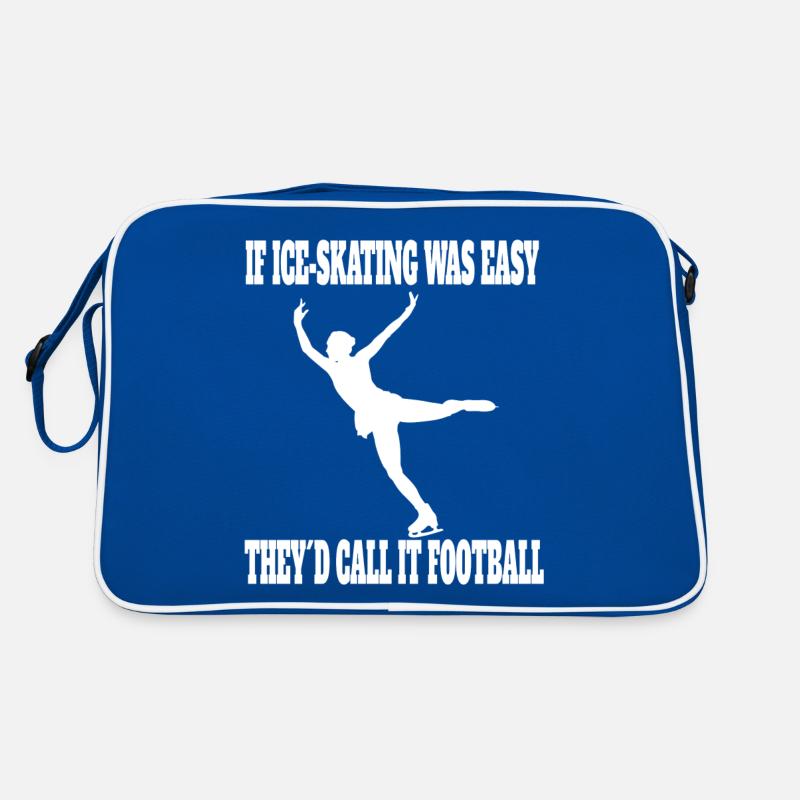 Eiskunstlauf Schlittschuh Eislauf Eiskunstlaufen Retro Tasche