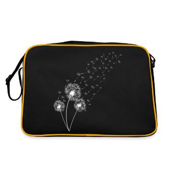 Pissenlit Spore Vol Graines volantes Jardin d’herbes sauvages - Sac Retro - noir/or - Dos