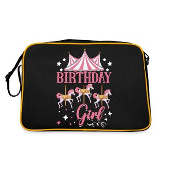 Carousel Birthday Party Birthday Girl - Retro Bag - black/gold - Back