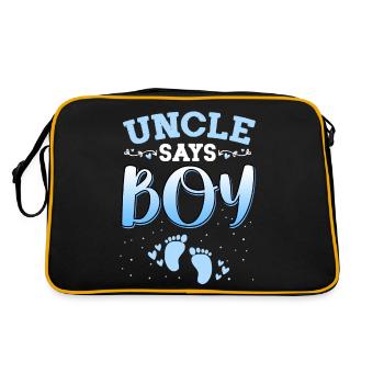 L’oncle dit que le sexe d’une fille révèle un nouveau-né - Sac Retro - noir/or - Dos
