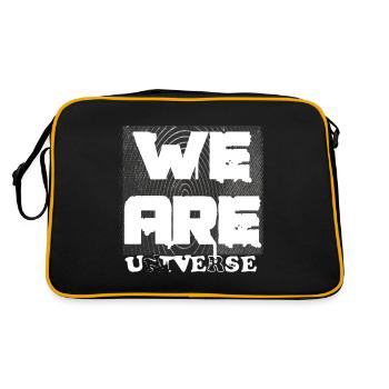 Nous sommes l’univers - Sac Retro - noir/or - Dos