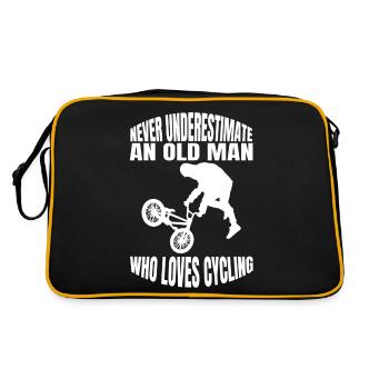 Vélo Vélo Tour à vélo Vélo VTT - Sac Retro - noir/or - Dos