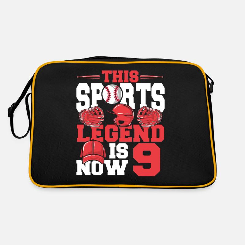 This sports legend is now 9, baseball game 9. Retro Bag