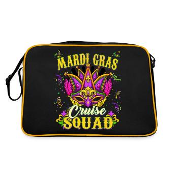 Festival du Mardi Gras - Croisière Mardi Gras - Sac Retro - noir/or - Dos
