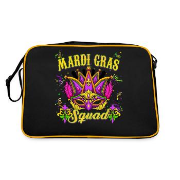 Mardi Gras Squad - Carnaval de Mardi Gras - Sac Retro - noir/or - Dos