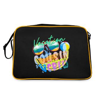 Summer Beach Vacation Trip Cousin Crew Lunettes de soleil - Sac Retro - noir/or - Dos