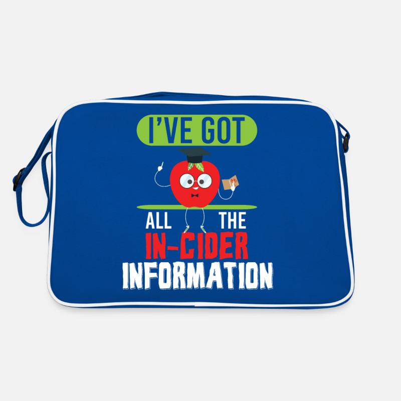 Ive Got All The In Cider Information Pun Retro Bag