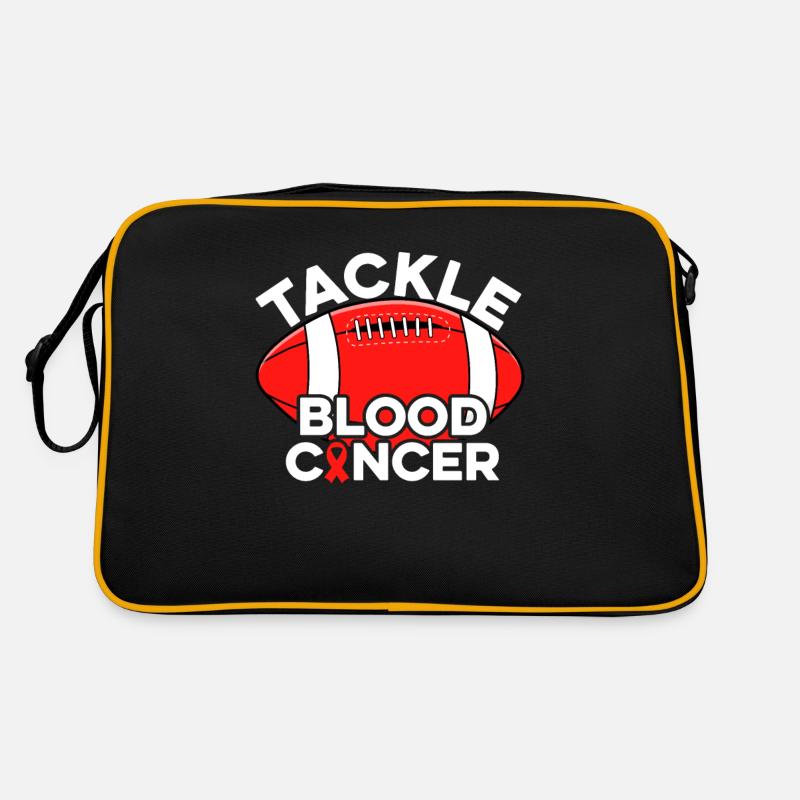 Blutkrebs bekämpfen Red Ribbon Blutkrebs Retro Tasche