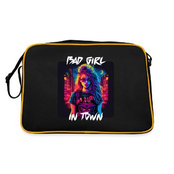 Bad Girl in the City 5 - Retro Bag - black/gold - Back