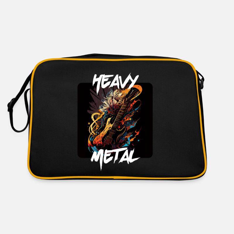 Graffiti Style - Heavy Metal 1 - Retro Bag - black/gold