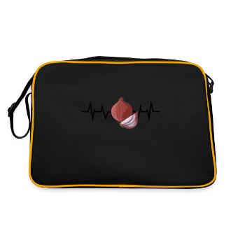 Rythme cardiaque d’oignon - Sac Retro - noir/or - Dos