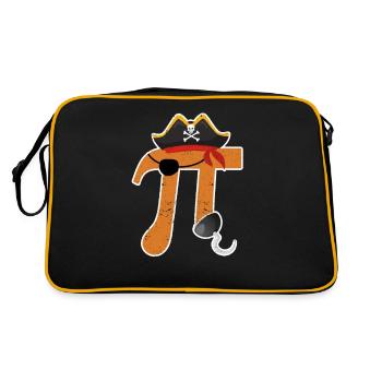Pi Day Pirate Lovers Math Teacher Élève - Sac Retro - noir/or - Dos