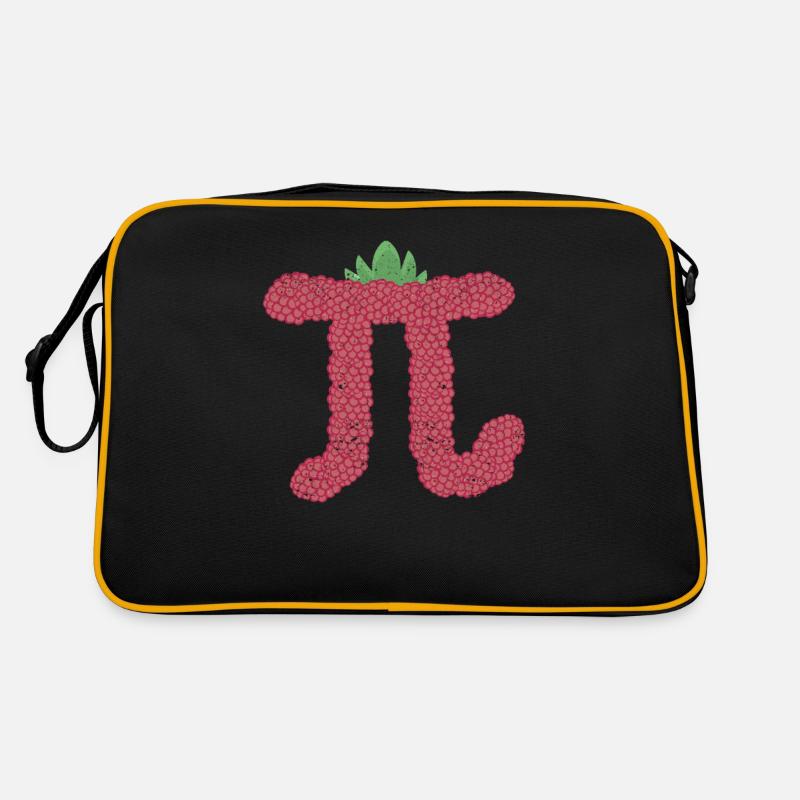Funny Raspberry Cake Pi Day Math Teacher Student Retro Bag