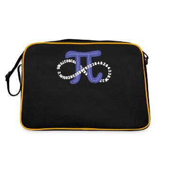 Drôle Pi Day Infinity Symbol Math Nerd Geek - Sac Retro - noir/or - Dos