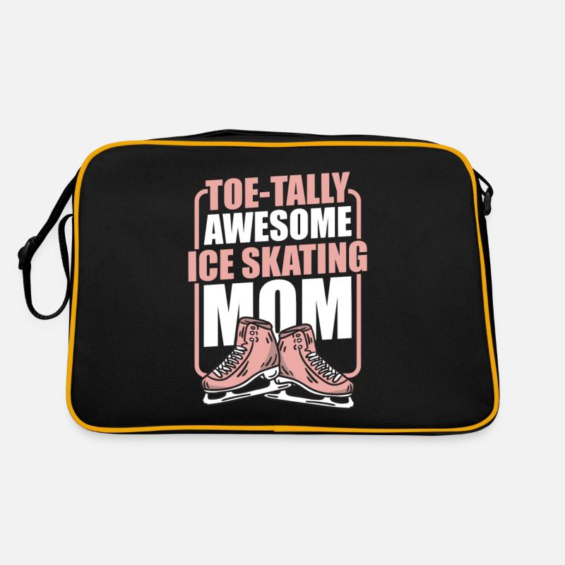 Ice skating Word game Figure skating Retro Bag