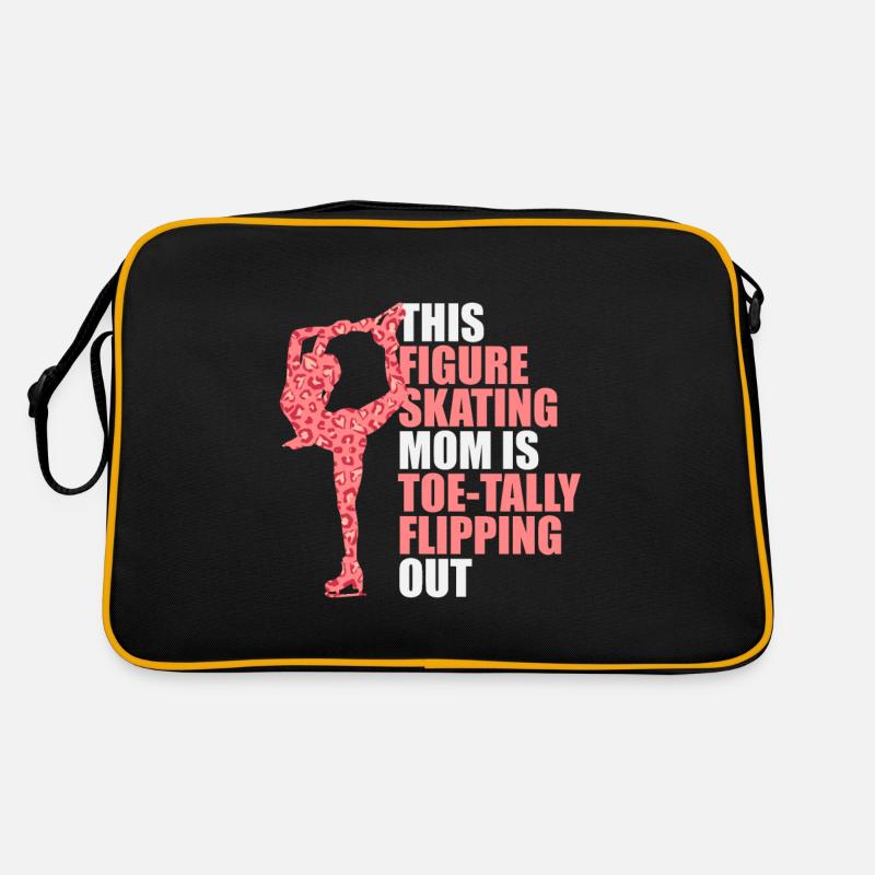 Ice skating Word game Figure skating Retro Bag