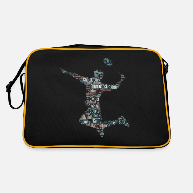Joueurs de badminton Sac Retro