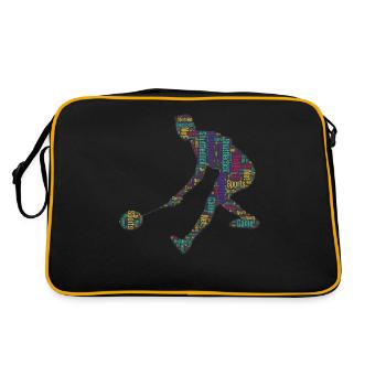 Badminton badminton players - Retro Bag - black/gold - Back