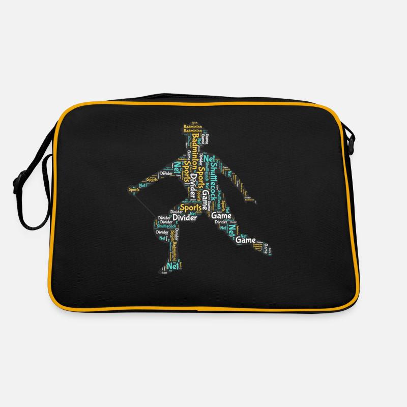 Badminton badminton players Retro Bag