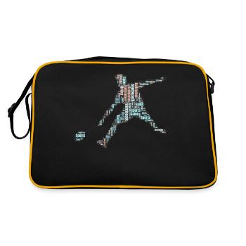 Badminton badminton players - Retro Bag - black/gold - Back