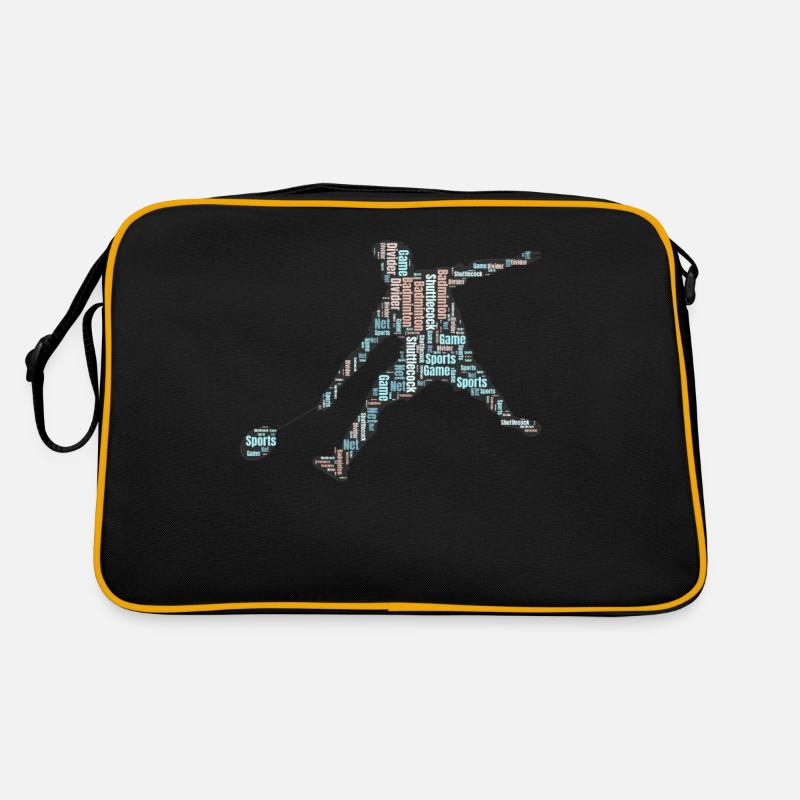 Badminton badminton players Retro Bag