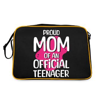 Fière maman d’un adolescent officiel pour ses 13 ans - Sac Retro - noir/or - Dos