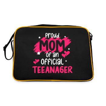 Fière maman d’un adolescent officiel pour ses 13 ans - Sac Retro - noir/or - Dos