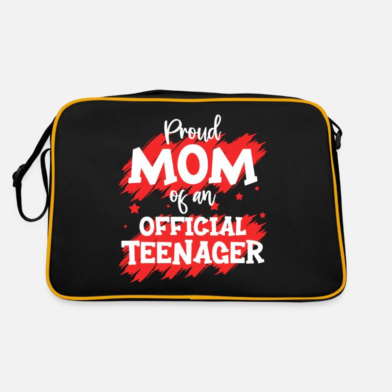 Fière maman d’un adolescent officiel pour ses 13 ans Sac Retro
