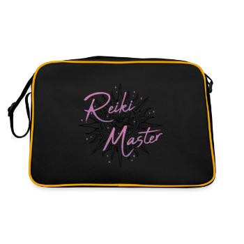 Maître Reiki Chakra Spirituel Holistique - Sac Retro - noir/or - Dos