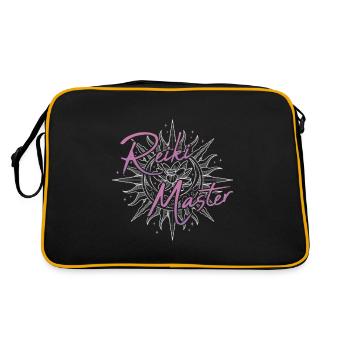 Maître Reiki Chakra Spirituel Holistique - Sac Retro - noir/or - Dos