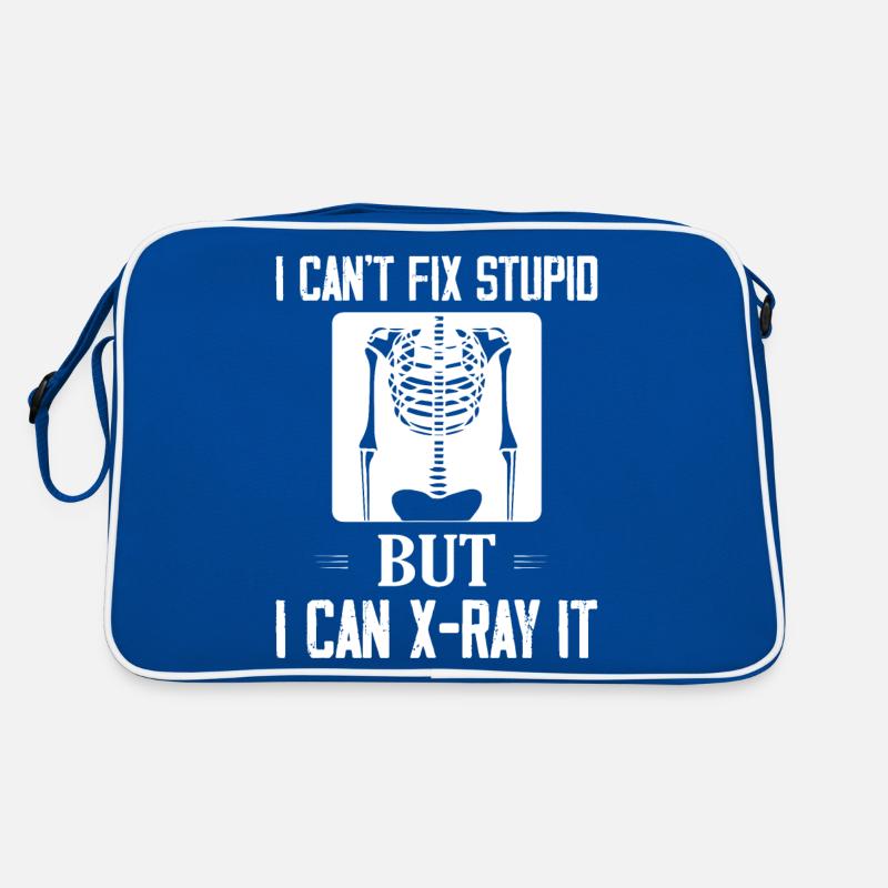 I Can't Fix Stupid But I Can X-Ray It Rad Tech Rad Retro Bag