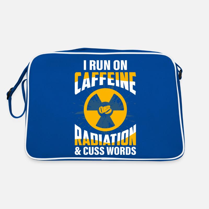 Je cours sur le rayonnement de la caféine et les mots cuss rad tech Sac Retro