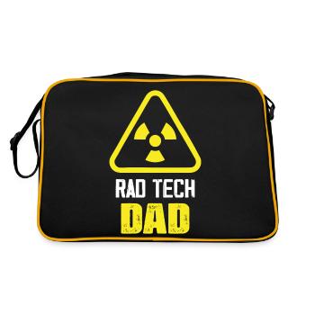 Rad Tech Dad X-Ray Rad Tech Radiologie - Sac Retro - noir/or - Dos
