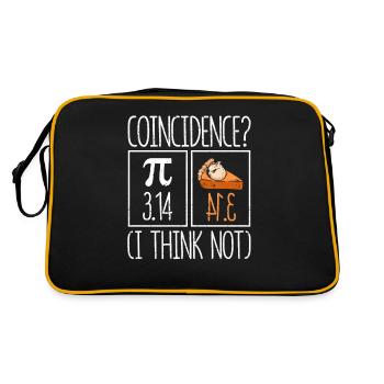 Pi est égal au gâteau pour le jour Pi, qui a lieu du 3 au 14 - Sac Retro - noir/or - Dos