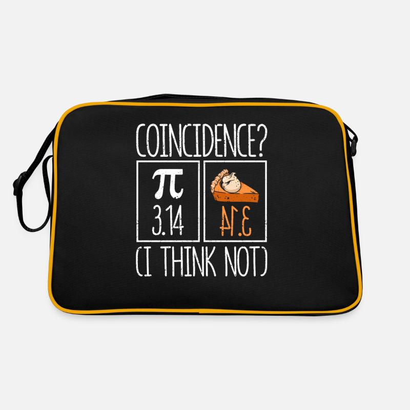 Pi is equal to cake for the Pi day, which takes place on 3-14 Retro Bag