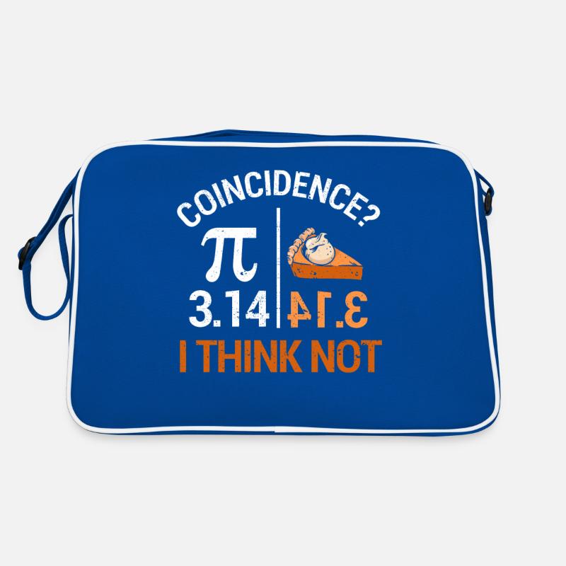 Pi is equal to cake for the Pi day, which takes place on 3-14 Retro Bag